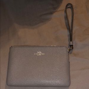 Grey Coach wristlet. NWOT
